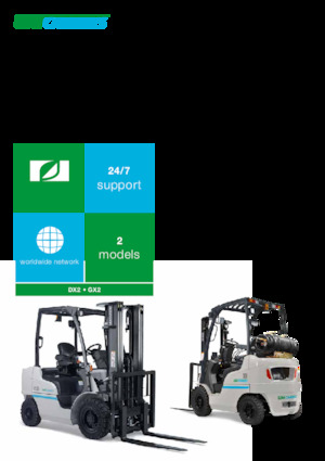 Carrelli elevatori frontali a gas UniCarriers GX2-50H