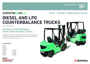 Carrelli elevatori frontali a gas Mitsubishi FG20CN