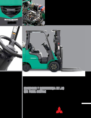 Carrelli elevatori frontali a gas Mitsubishi FGC18N