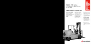 Carrelli elevatori frontali a gas Mitsubishi FGC40K STC