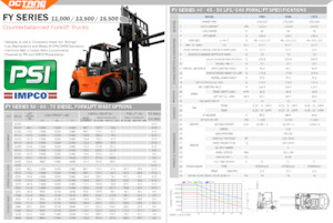 Carrelli elevatori frontali a gas OCTANE FY50