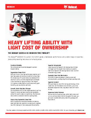 Carrelli elevatori frontali a gas Bobcat GC35S-9
