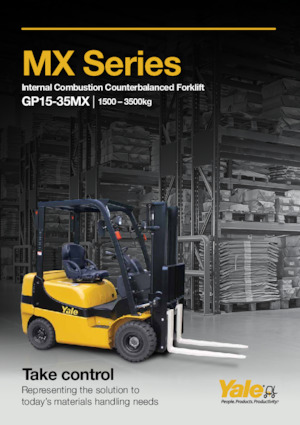 Carrelli elevatori frontali a gas Yale GLP35MX