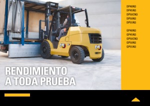 Carrelli elevatori frontali a gas Caterpillar GP50N3