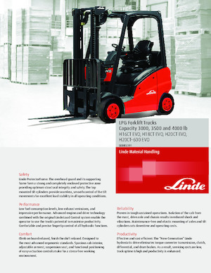 Carrelli elevatori frontali a gas Linde H20T CT