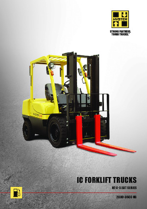 Carrelli elevatori frontali a gas Hyster H3.0XT - BL