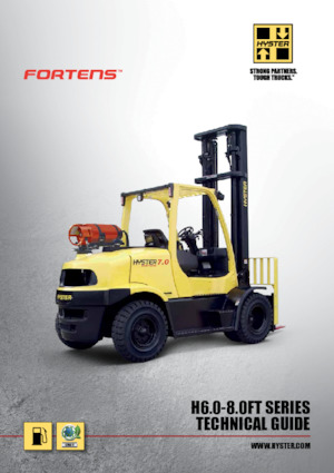 Carrelli elevatori frontali a gas Hyster H8.0FTS
