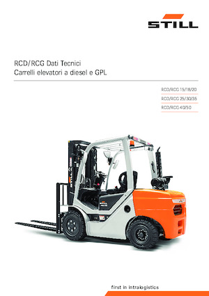 Carrelli elevatori frontali a gas Still RCG 35