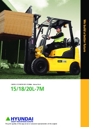 Carrelli elevatori frontali a gas Hyundai 18L-7M