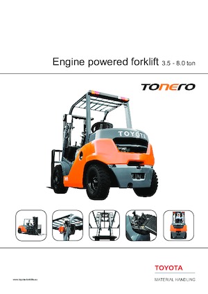 Carrelli elevatori frontali a gas Toyota 8 FG 35N 