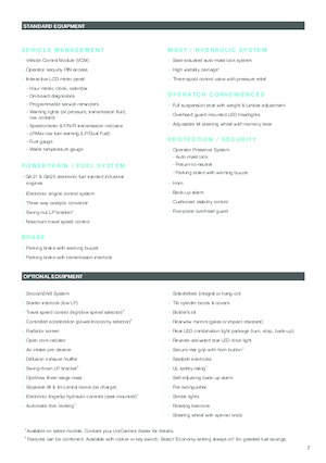 Carrelli elevatori frontali a gas UniCarriers CFS65