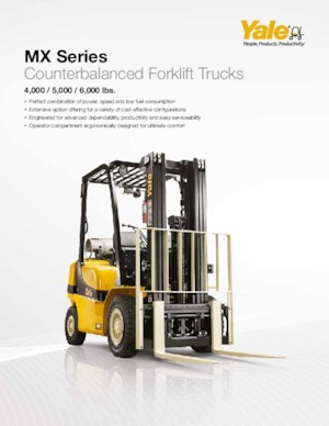 Carrelli elevatori frontali a gas Yale GP050MX