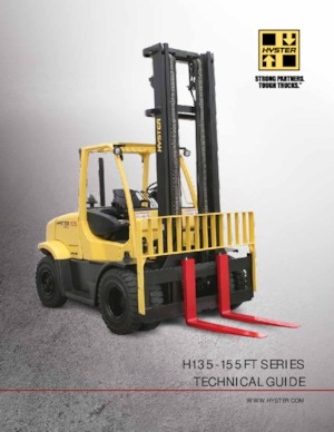 Carrelli elevatori frontali a gas Hyster H155FT
