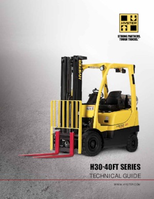 Carrelli elevatori frontali a gas Hyster H40FT