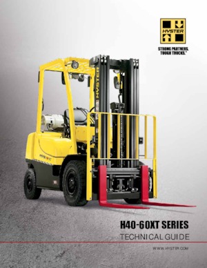 Carrelli elevatori frontali a gas Hyster H50XT