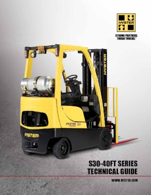 Carrelli elevatori frontali a gas Hyster S35FT