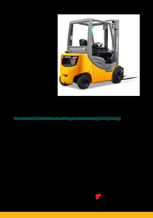 Carrelli elevatori frontali a gas Jungheinrich TFG 316 s