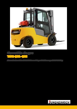 Carrelli elevatori frontali a gas Jungheinrich TFG 430