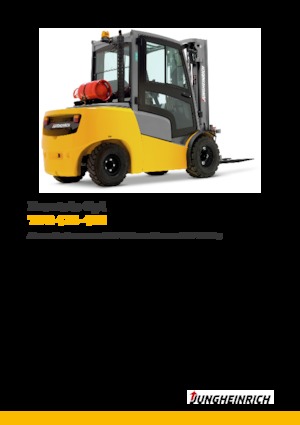 Carrelli elevatori frontali a gas Jungheinrich TFG 430