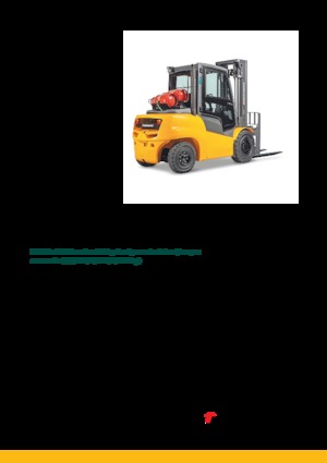 Carrelli elevatori frontali a gas Jungheinrich TFG S50