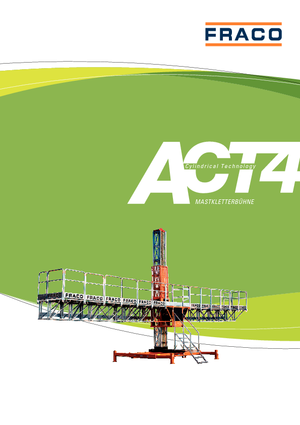 Ponteggi autosollevanti Fraco ACT 4
