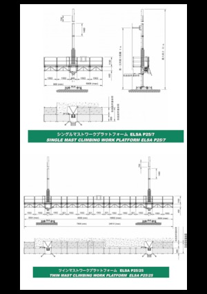 Ponteggi autosollevanti Electroelsa ELSA P25