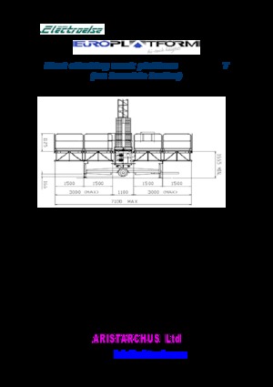Ponteggi autosollevanti Electroelsa EP-3125T