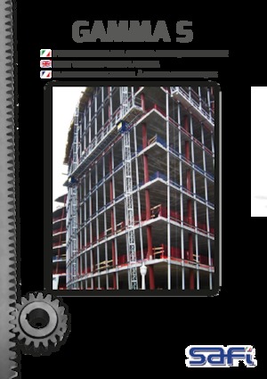 Ponteggi autosollevanti Safi GAMMA S 