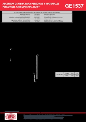 Ascensori industriali Jaso GEI1537