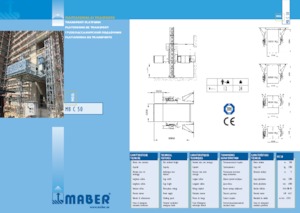 Ascensori industriali Maber MB 50