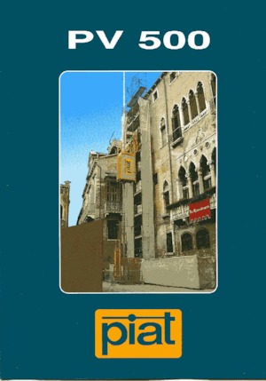 Ascensori industriali Piat PV 500