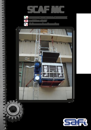 Ascensori industriali Safi SCAF MC/PC