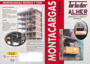 Ponteggi autosollevanti Elevadores Alher T-1000