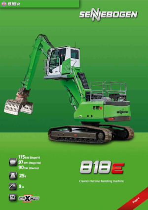 Movimentatori di materiali Sennebogen 818R E 