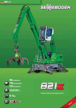 Movimentatori di materiali Sennebogen 821M E 