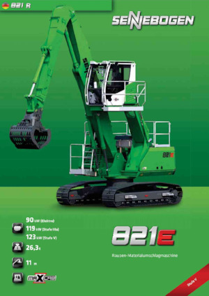 Movimentatori di materiali Sennebogen 821R E 