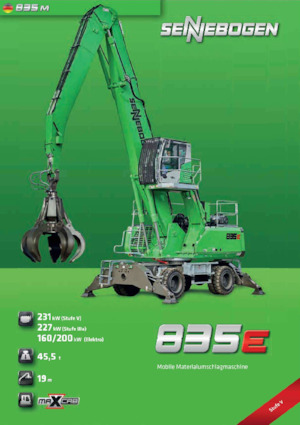 Movimentatori di materiali Sennebogen 835M E 