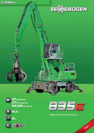 Movimentatori di materiali Sennebogen 835M E 