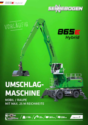 Movimentatori di materiali Sennebogen 865M E Hybrid 