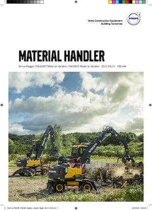 Movimentatori di materiali Volvo EW200E