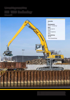 Movimentatori di materiali Liebherr LH 110 C High Rise Industry Litronic