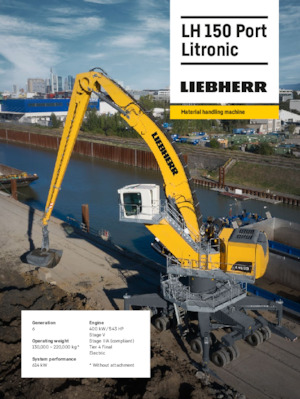 Movimentatori di materiali Liebherr LH 150 M Gantry Port Litronic