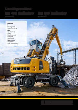 Movimentatori di materiali Liebherr LH 40 C Industry Litronic