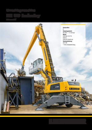 Movimentatori di materiali Liebherr LH 80 C High Rise Industry Litronic