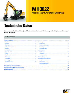 Movimentatori di materiali Caterpillar MH3022