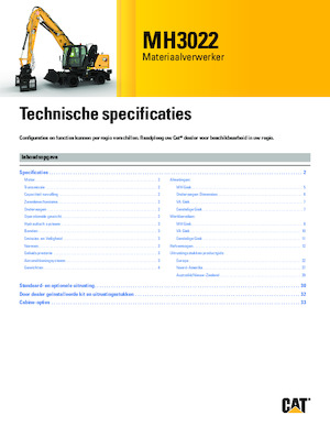 Movimentatori di materiali Caterpillar MH3022