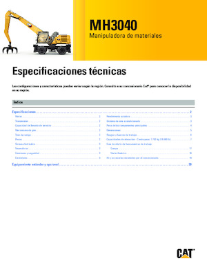 Movimentatori di materiali Caterpillar MH3040