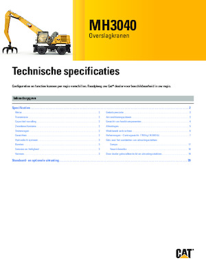 Movimentatori di materiali Caterpillar MH3040