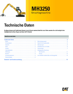 Movimentatori di materiali Caterpillar MH3250