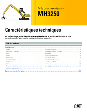 Movimentatori di materiali Caterpillar MH3250